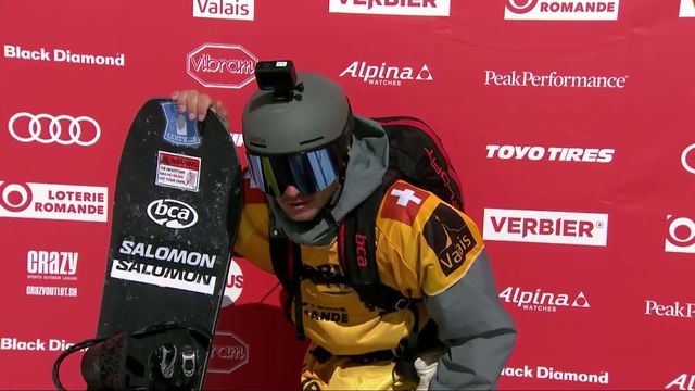 Xtreme de Verbier (SUI), snowboard messieurs : Blake Moller (USA) champion du monde ! [RTS]