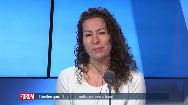 L’invitée sport (vidéo) - Christelle Fauche discute de la retraite anticipée dans le tennis [RTS]