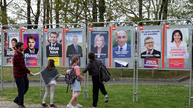 Les électeurs et les électrices se renderont aux urnes le 10 avril pour participer au premier tour de la présidentielle française. [Bob Edme - Keystone]