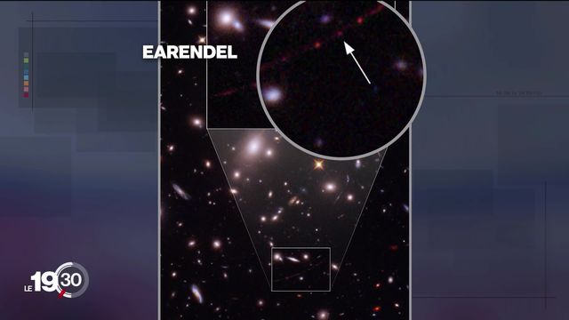 Chronique "Vu": le télescope Hubble a capté l'image d'une étoile telle qu’elle était il y a 12,8 milliards d’année [RTS]