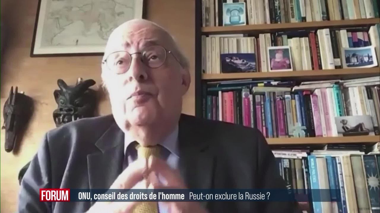 Peut-on exclure la Russie du Conseil des droits de l’homme? Interview de Bertrand Badie [RTS]