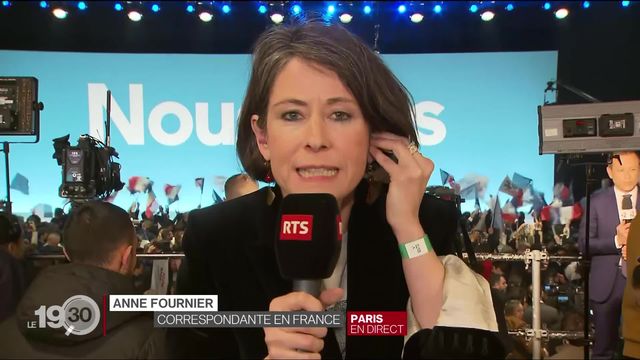 Ambiance dans le camp Macron avec Anne Fournier [RTS]