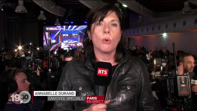 Ambiance dans le camp Le Pen avec Annabelle Durand [RTS]
