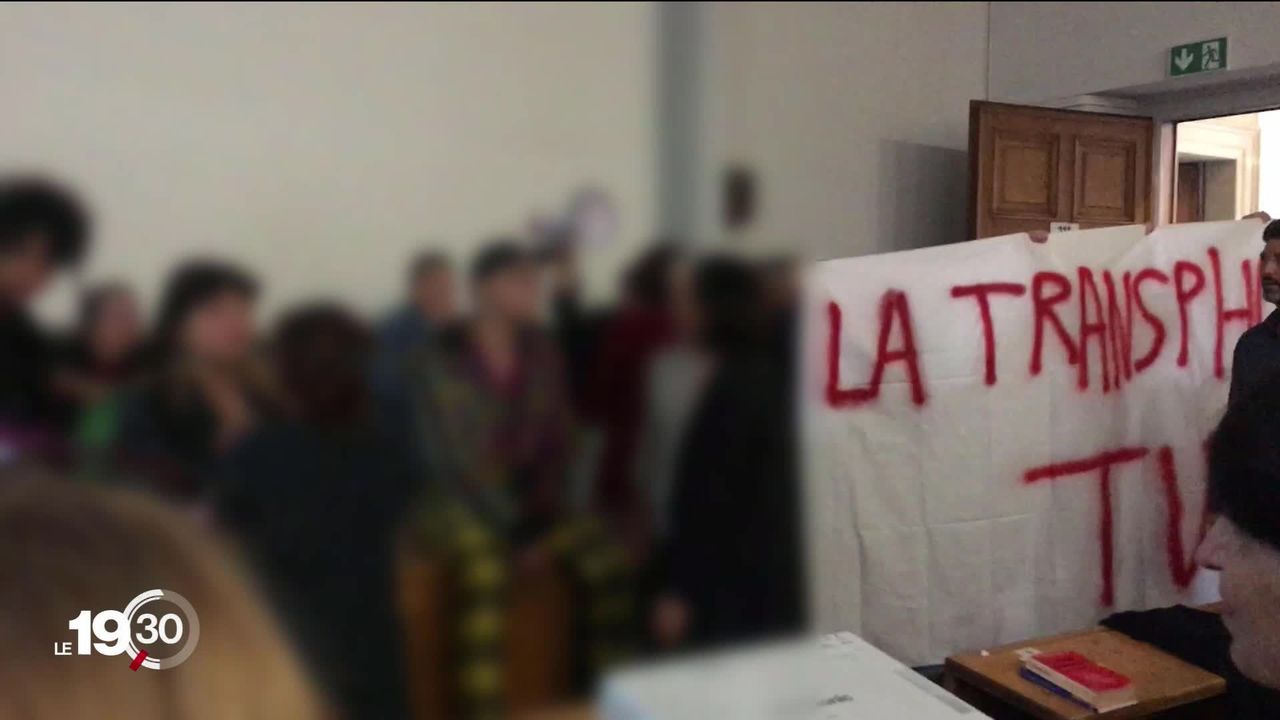 Une conférence à l'Université de Genève sur les transitions de genre a été interrompue par des militants [RTS]