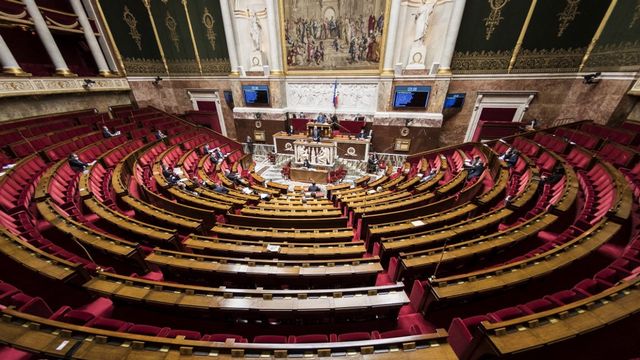 L'assemblée nationale, où siègent les députés français. [Magali Cohen - AFP]