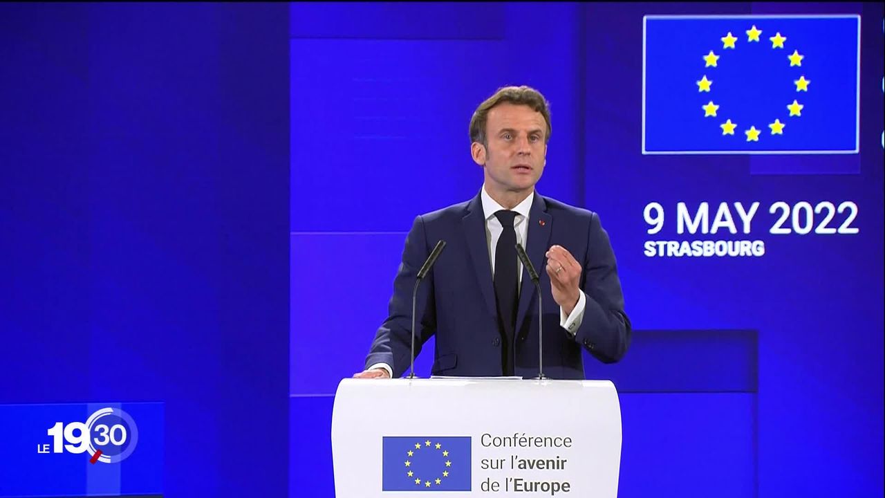 Emmanuel Macron appelle à la création d’une "communauté politique européenne" pour accueillir notamment l’Ukraine [RTS]