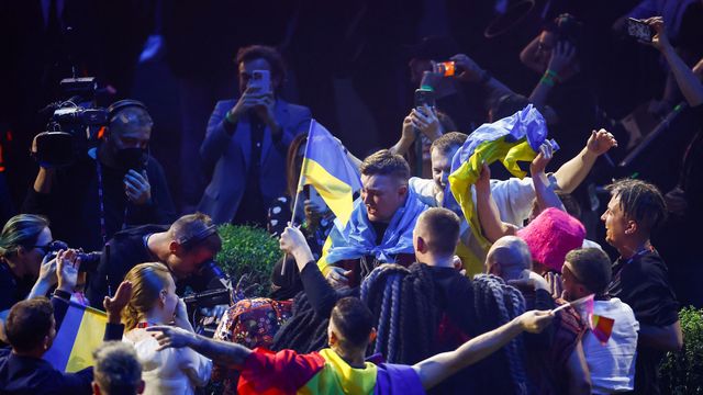 Favori des pronostics, l'Ukraine a remporté la finale de l'Eurovision 2022 à Turin. [Yara Nardi - reuters]