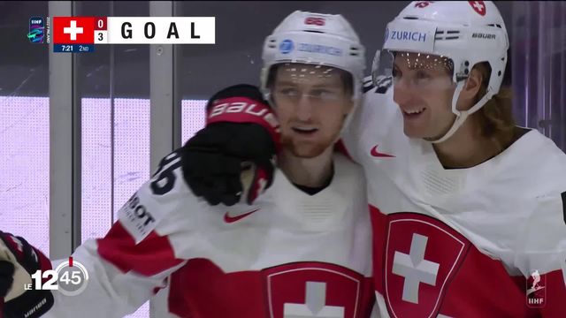 Hockey: La Suisse, en verve offensivement, s’impose aisément contre le Danemark (6-0) [RTS]