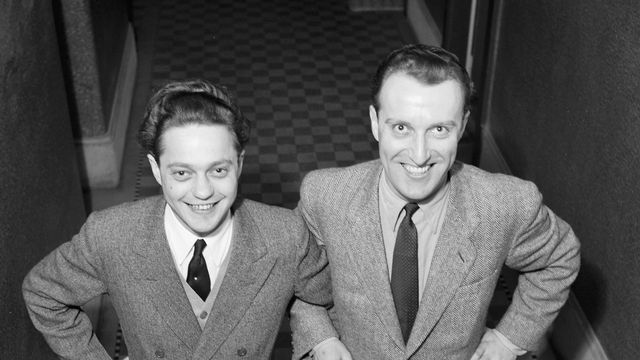 Roger Nordman et Jack Rollan en 1946. [ASL - RTS]