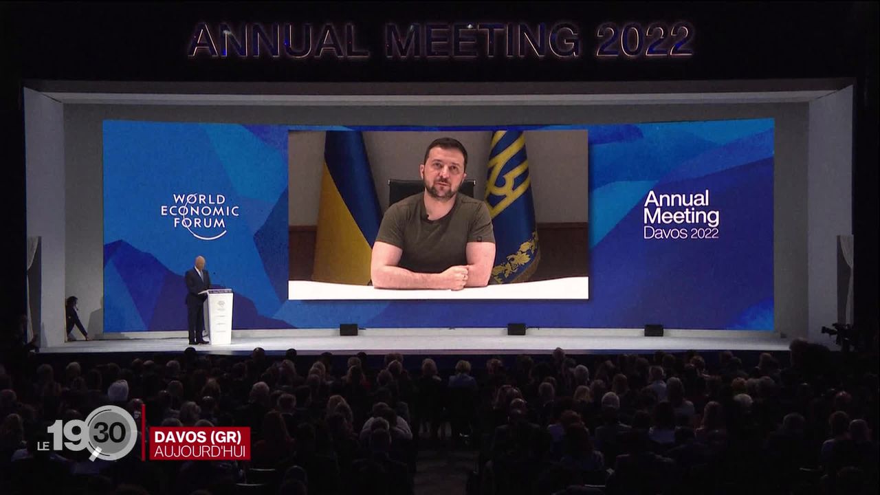 Le WEF de retour à Davos s'ouvre en faisant la part belle à l'Ukraine [RTS]