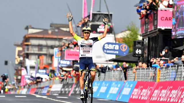 Jan Hirt a remporté la 16e étape du Giro. [Jennifer Lorenzini - Reuters]