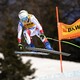 La Suissesse Priska Nufer en action lors de la descente féminine de la Coupe du monde de ski alpin FIS à Crans-Montana, le 27 février 2022. [Alessandro della Valle - Keystone]