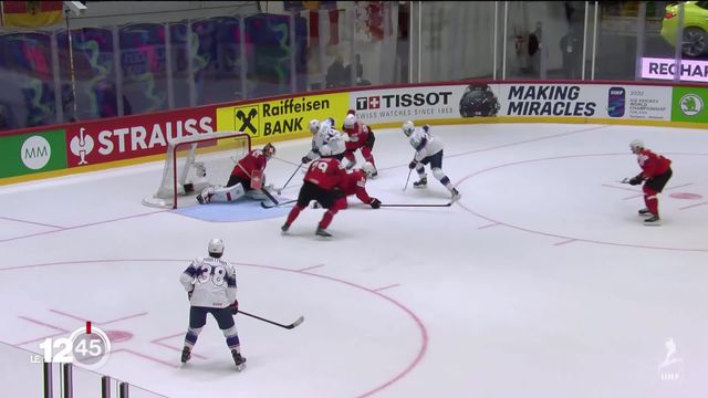 Mondiaux de hockey : dominée par les USA, la Suisse s'incline en quarts de finale [RTS]