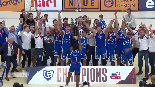 Basketball, playoff - Fribourg Olympic champion [RTS]