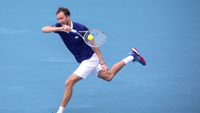Daniil Medvedev en demi-finale à Roland Garros. [Cristobal Herrera-Ulashkevich - Keystone]