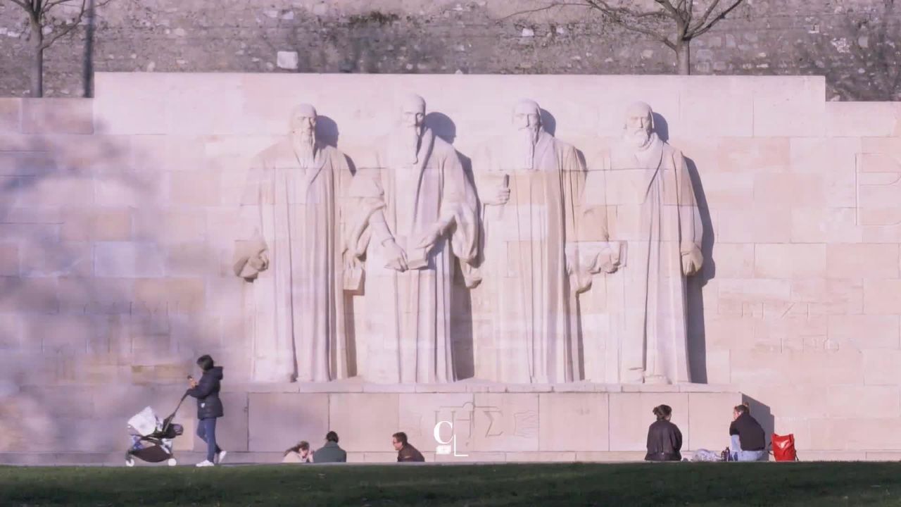 Les secrets d'histoire du Mur des réformateurs à Genève [RTS]