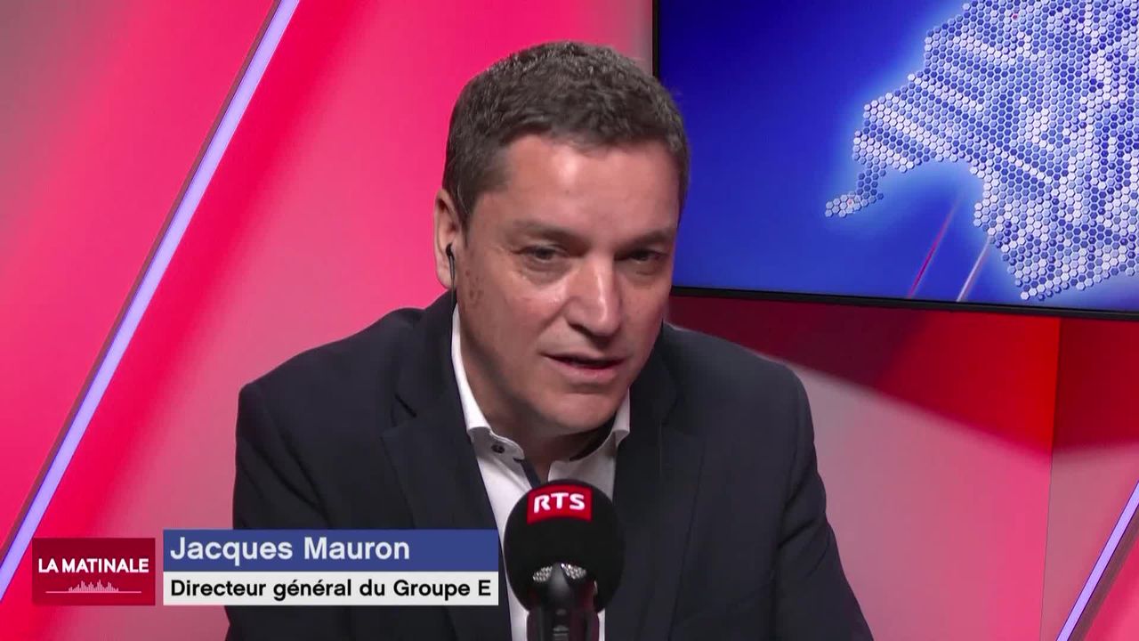 Jacques Mauron, directeur du Groupe E, donne son avis sur la montée du prix de l'électricité [RTS]