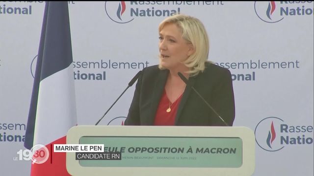 Elections législatives françaises: Percée de l'extrême droite de Marine Le Pen [RTS]