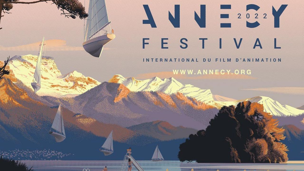 Le visuel de l'édition 2022 du Festival international d'animation d'Annecy. [Festival d'Annecy]