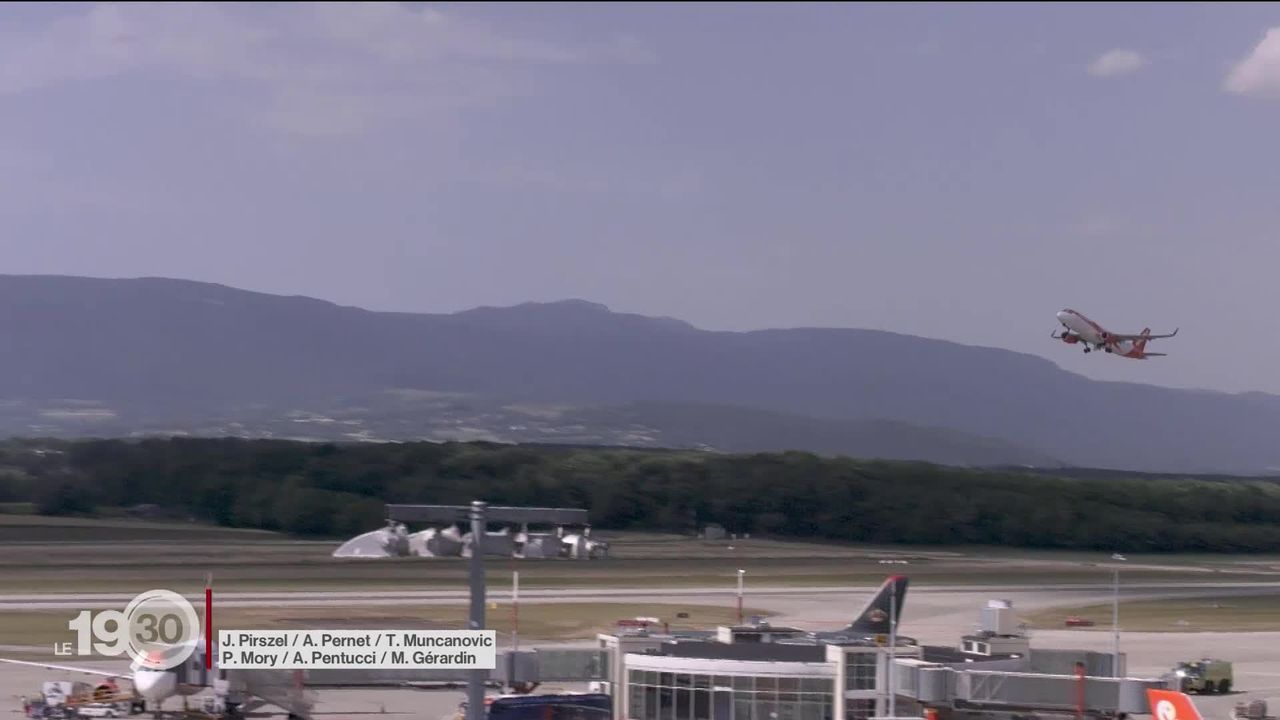 Fermeture de l'espace aérien: aucun avion n'a pu atterrir ni décoller des aéroports de Genève et Zurich tôt mercredi matin [RTS]