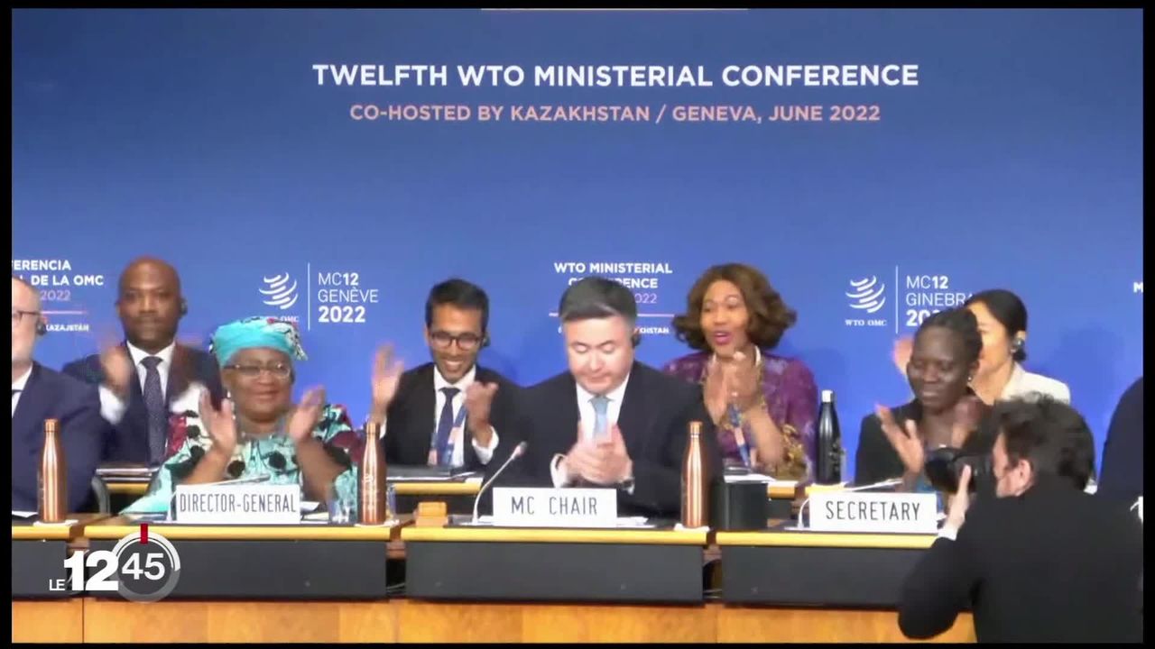 OMC: les 164 ministres des pays membres se sont entendus sur un paquet d'accords "sans précédent" . [RTS]