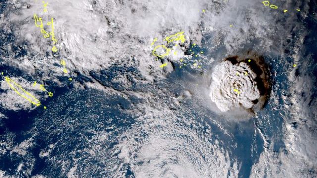 Eruption du Hunga Tonga-Hunga Ha'apai le 15 janvier 2022 [Japan Meteorological Agency (JMA)]