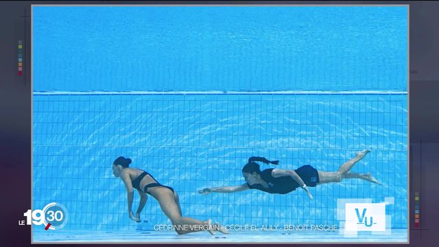 La chronique Vu est consacrée à cette nageuse de natation synchronisée sauvée in extremis de la noyade [RTS]