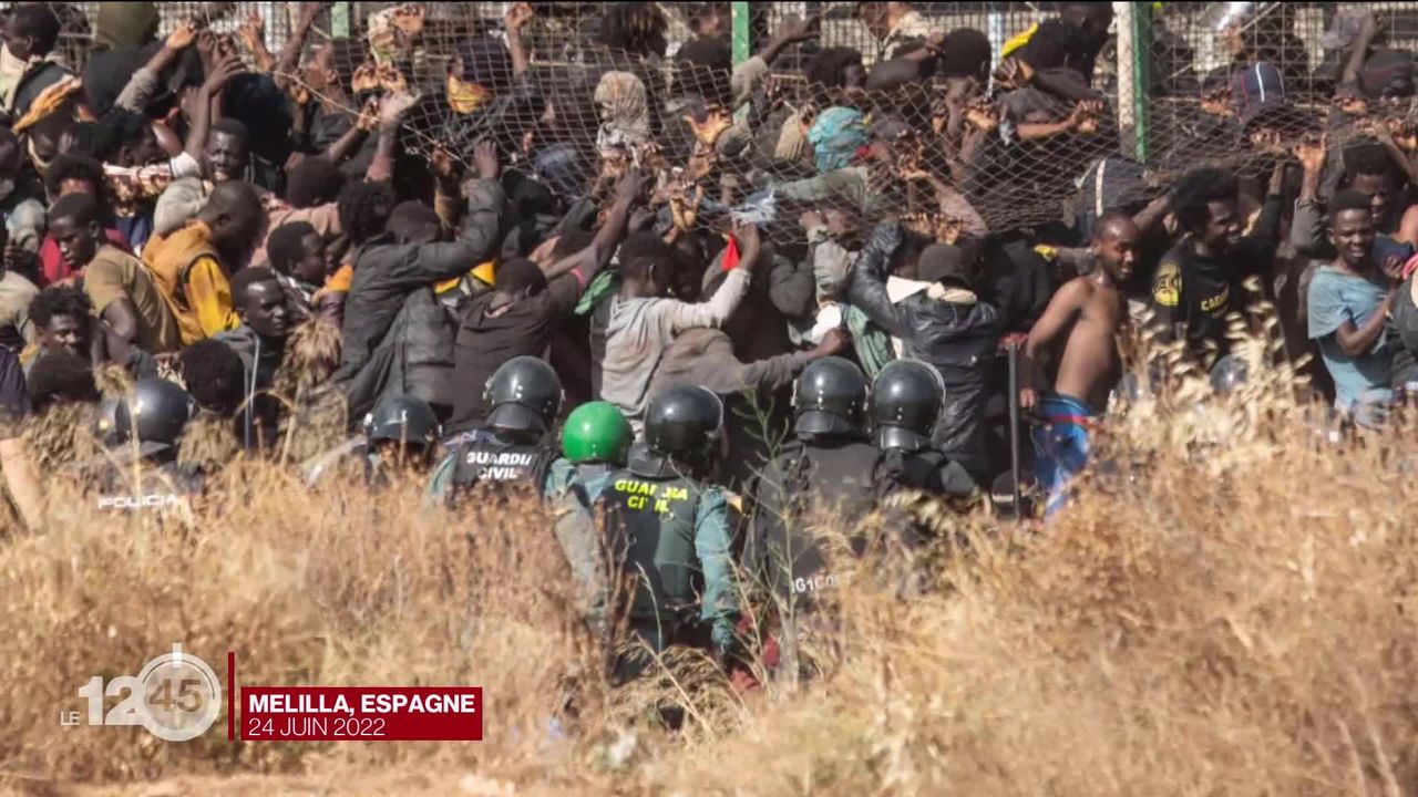 L'ONU demande une enquête indépendante après le décès de plus de 20 migrants, qui tentaient de rejoindre l'enclave espagnole de Melilla. [RTS]