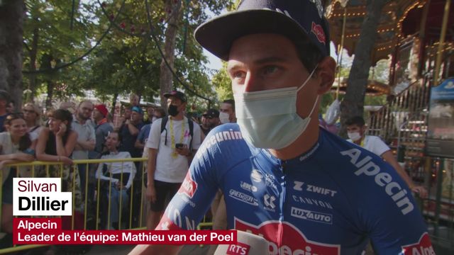 Tour de France: "On va épauler le mieux possible notre leader Mathieu van der Poel" (Silvan Dillier) [RTS]