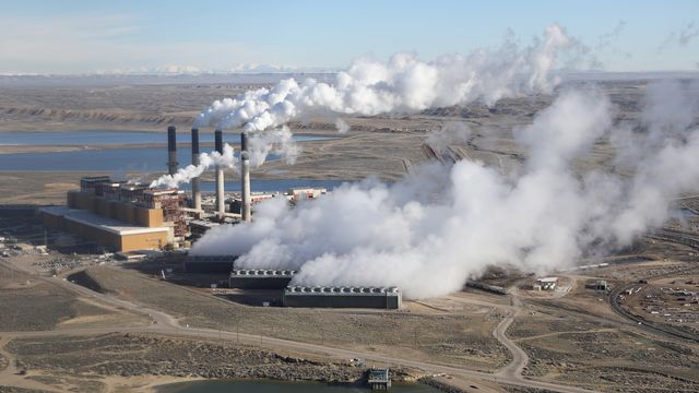 La centrale à charbon de Rock Springs, Wyoming (USA). [Jim Urquhart - Reuters]