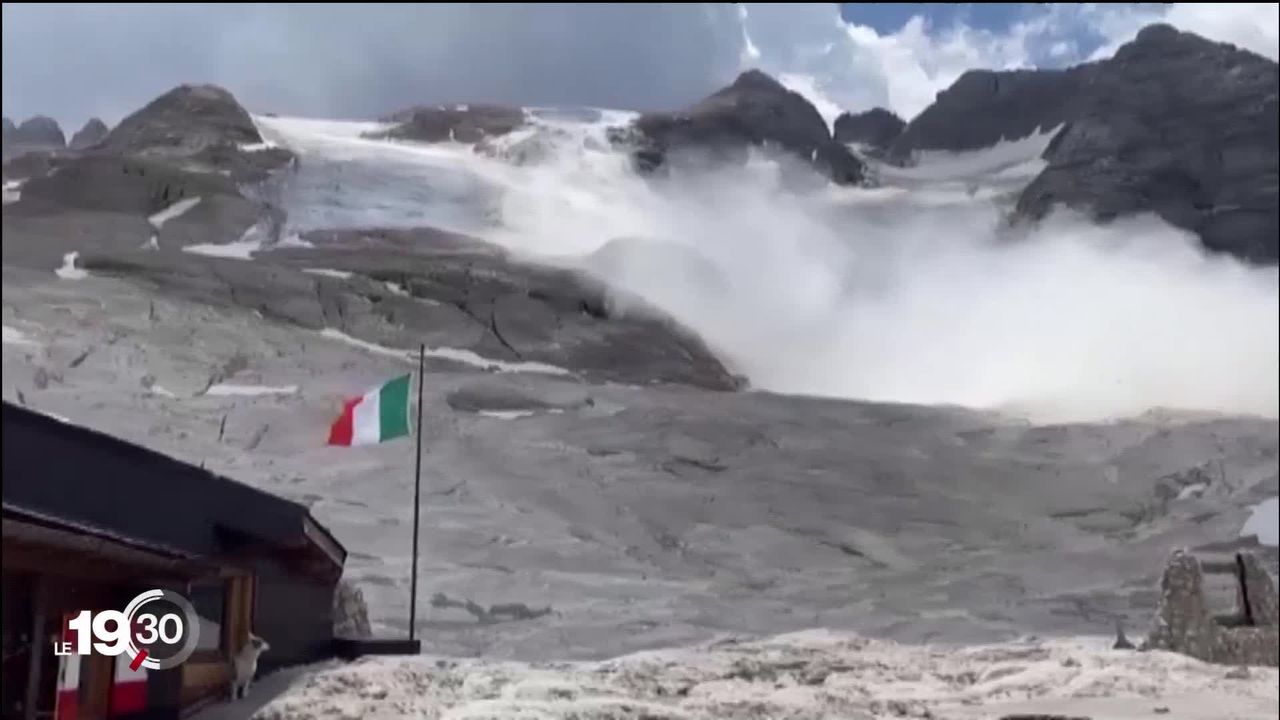 En Italie, un glacier s’est effondré dans les Dolomites. Le bilan provisoire est de 6 morts et 8 blessés [RTS]