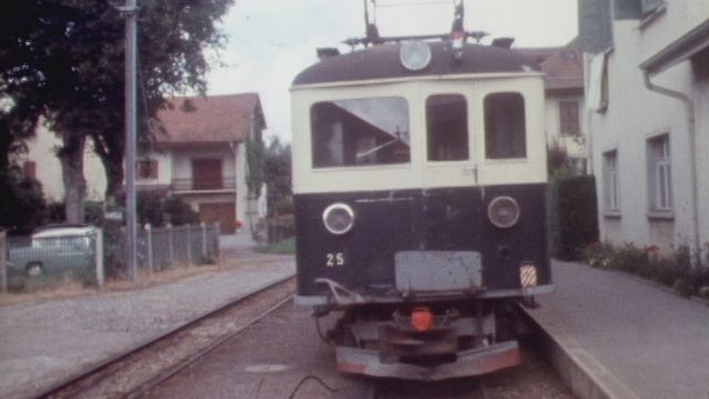 Le train Lausanne-Echallens-Bercher (LEB) [RTS]