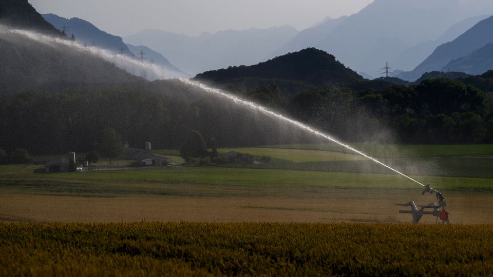 La consommation d'eau potable devra être mieux contrôlée à l'avenir, en Suisse aussi. [Jean-Christophe Bott - Keystone]