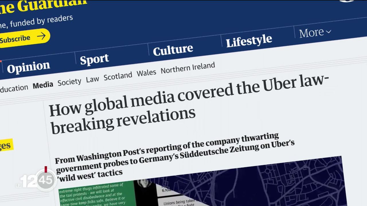 Une vaste enquête du consortium international des journalistes d’investigation dévoile les pratiques de la société Uber [RTS]