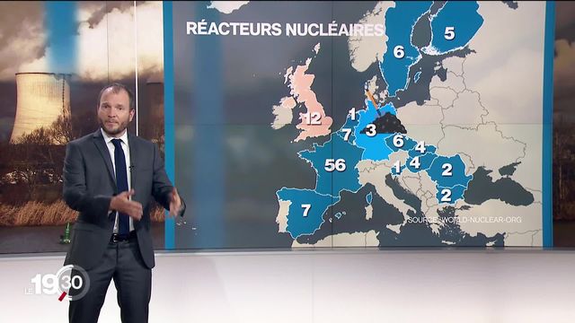 Le journaliste Tristan Dessert: "Un quart de l’électricité produite dans l’Union européenne provient du nucléaire" [RTS]