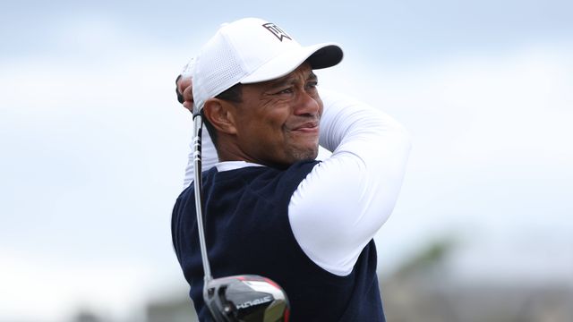 Tiger Woods fait la moue après une première journée au British Open décevante. [Imago]