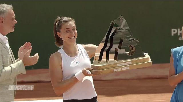 Tennis – Ladies Open de Lausanne:  Le titre pour la croate P. Martic [RTS]