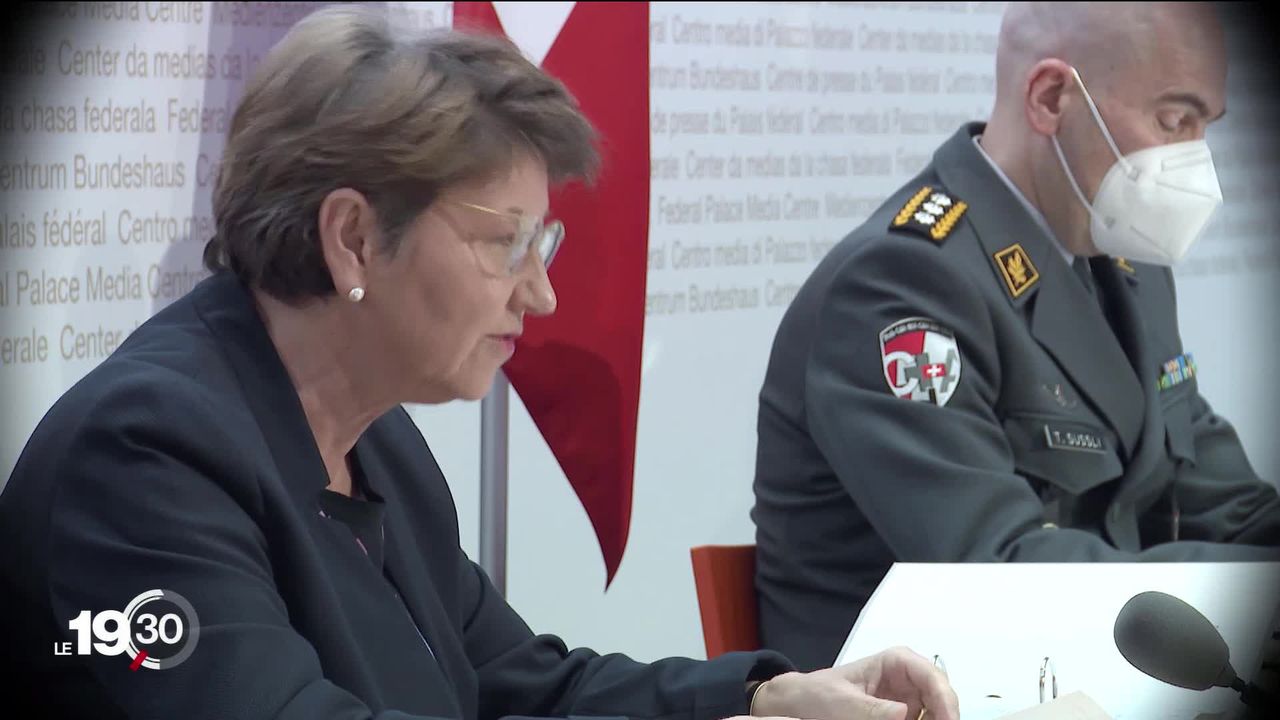 La Conseillère fédérale Viola Amherd est sous pression dans le dossier de l’achat de l’avion de combat F-35 américain [RTS]