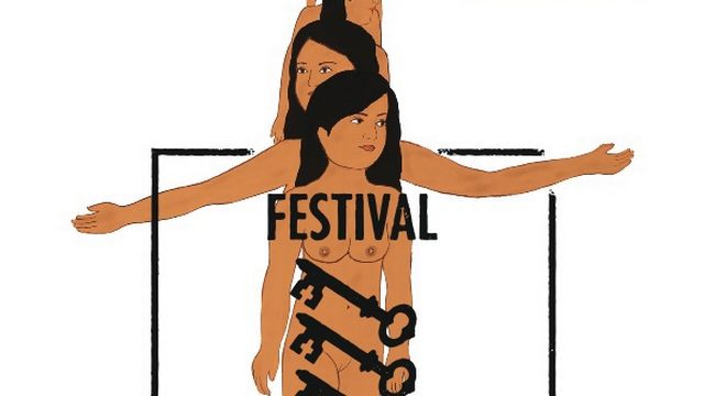 L'affiche du festival d'Avignon en 2022. [Kubra Khademi - Festival d'Avignon]