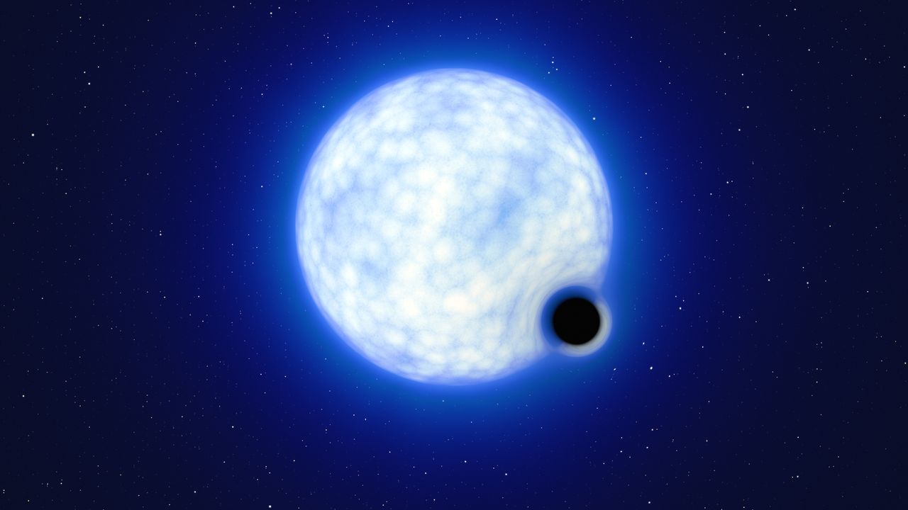 Un trou noir de masse stellaire en sommeil trouvé, un objet très rare -   - Sciences-Tech.