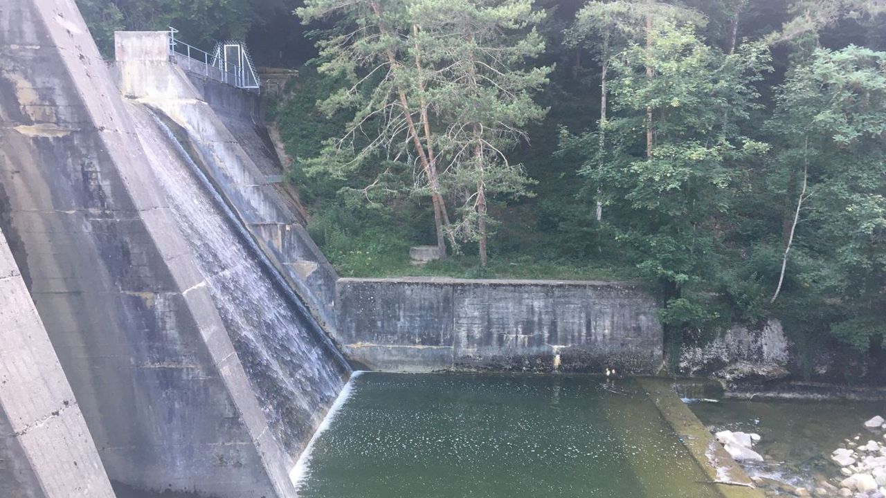 Le barrage de l'Aubonne (VD). [Céline Fontannaz - RTS]
