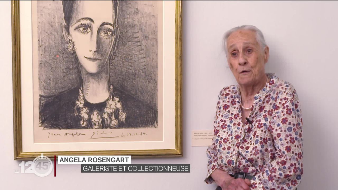 Angela Rosengart, 90 ans, l'une des muses de Picasso [RTS]