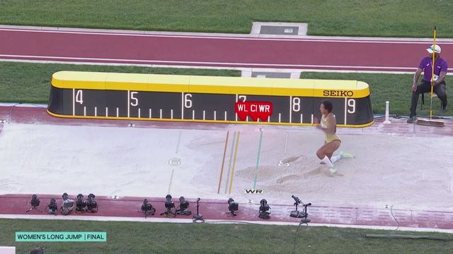Athlétisme - Mondiaux: Malaika Mihambo (GER) conserve l'or à la longueur avec un saut à 7m12 [RTS]