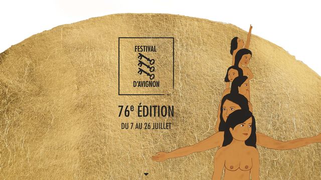 L'affiche de la 76e édition du festival d'Avignon en 2022. [DR]