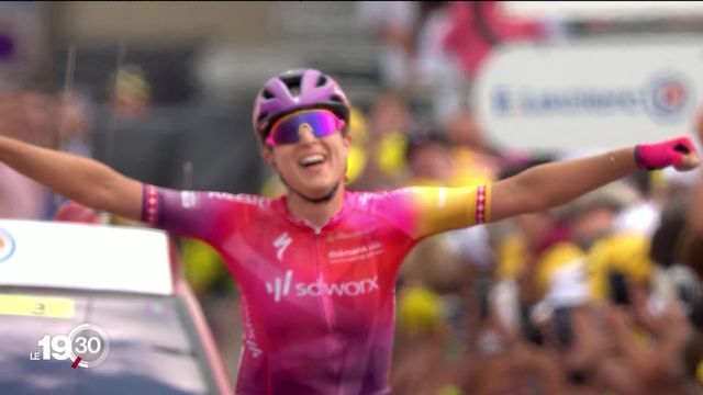 La Bernoise Marlen Reusser remporte la 4e étape du Tour de France Femmes [RTS]