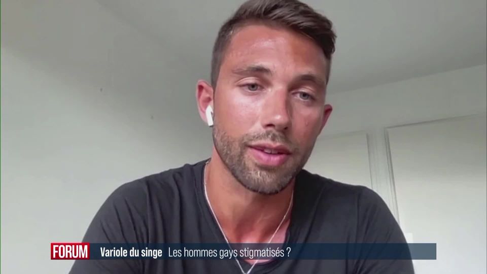 La communauté gay réagit aux stratégies pour lutter contre la variole du singe: interview de Loïc Michaud [RTS]
