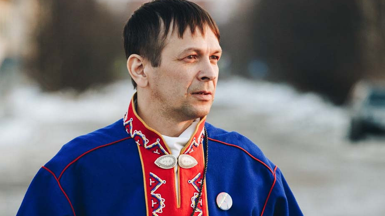 L'activiste Sami russe Andrei Danilov. [Andrei Danilov - DR]