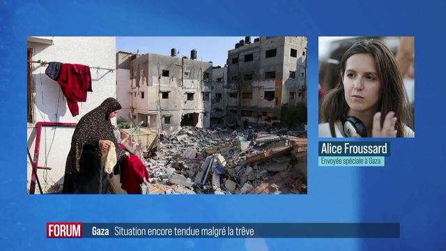 Situation encore tendue à Gaza malgré la trêve avec Israël [RTS]