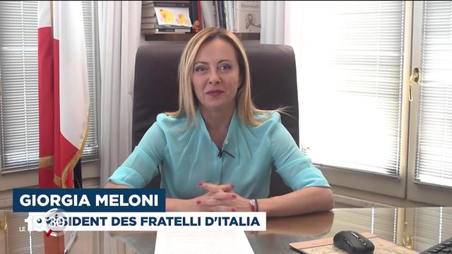 Italie: Giorgia Meloni, icône de la droite conservatrice, veut devenir la première femme présidente du Conseil italien [RTS]