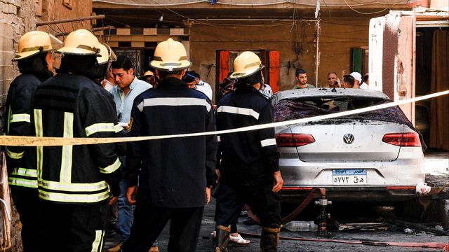 Un incendie dans une église du Caire a fait 41 morts. [Khaled Desouki - AFP]